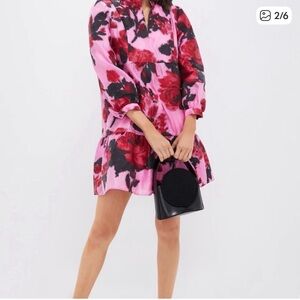 Tuckernuck Pink and Red Floral Mini Dress